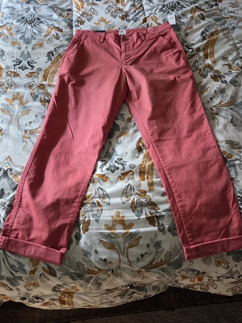 GAP Coral Pink Casual Chino Pants